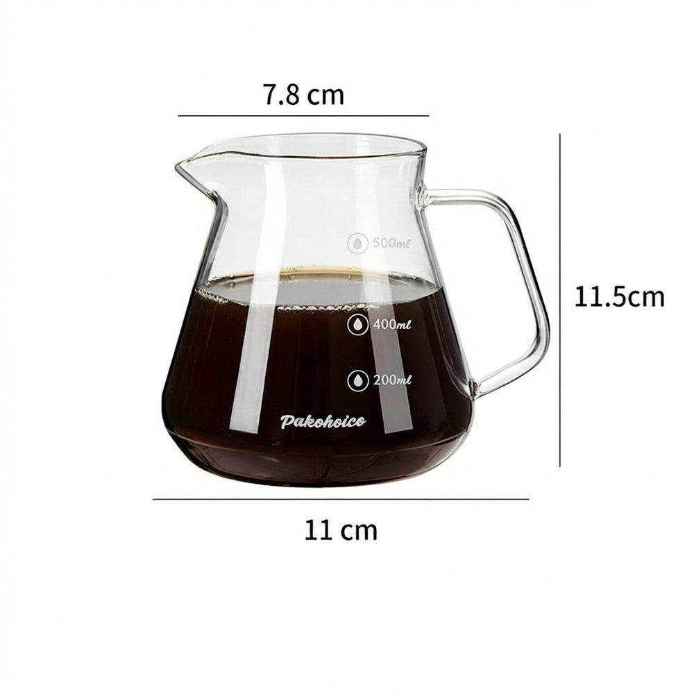 Ceramic hand-brewed coffee filter cup v60 conical fan-shaped drip filter cup filter sharing pot suit extraction