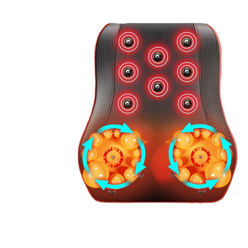 Vietnam cross-border neck, cervical, and lumbar massager - heated car seat cushion, lumbar pillow, shoulder magnetic therapy