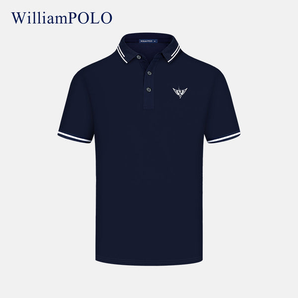 Emperor Paul short-sleeved POLO shirt men's summer casual half-sleeved POLO shirt men's lapel sports T-shirt overalls