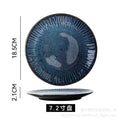 Blue 7.2inch plate