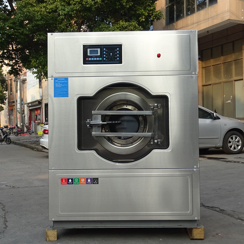 Large industrial washing machine 50kg large fully automatic washing and rinsing all-in-one machine 30kg xgq-30 stainless steel