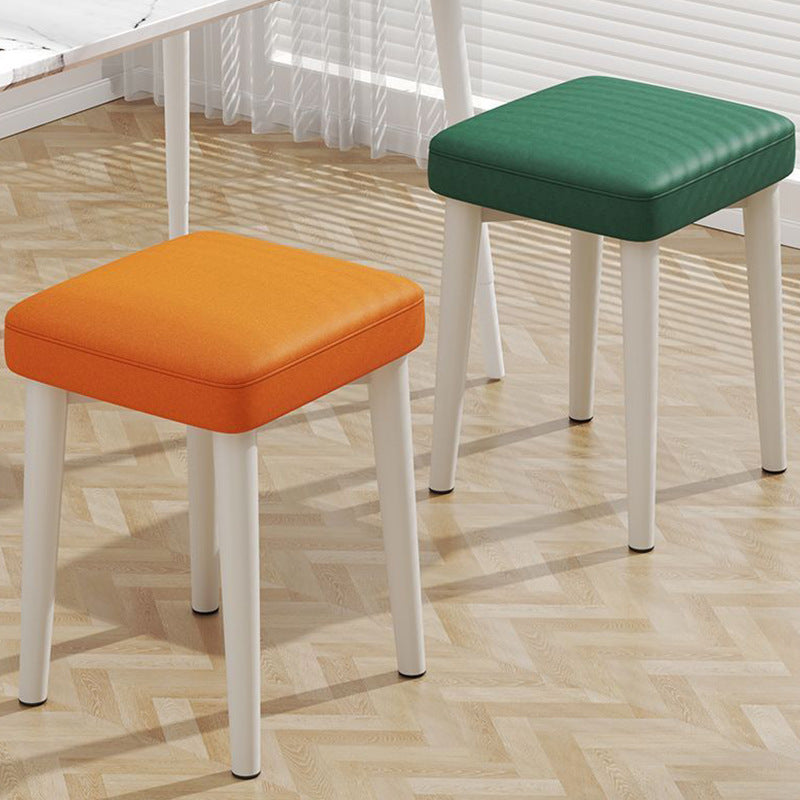 Wholesale manufacturer of simple, stackable, and space-saving square stools for home use. ideal for living rooms, dining rooms, bedroom storage, dressing tables, and as soft-pack study stools