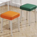 Wholesale manufacturer of simple, stackable, and space-saving square stools for home use. ideal for living rooms, dining rooms, bedroom storage, dressing tables, and as soft-pack study stools