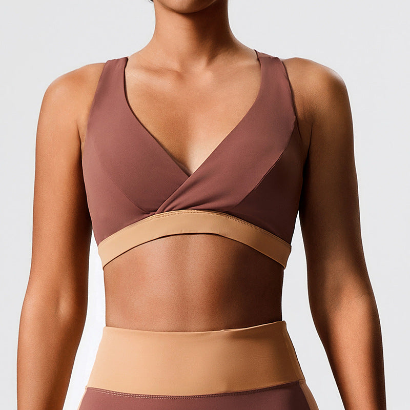 dance running sports intimates women's vest style fitness yoga tops bra personalized cross-border hot sale