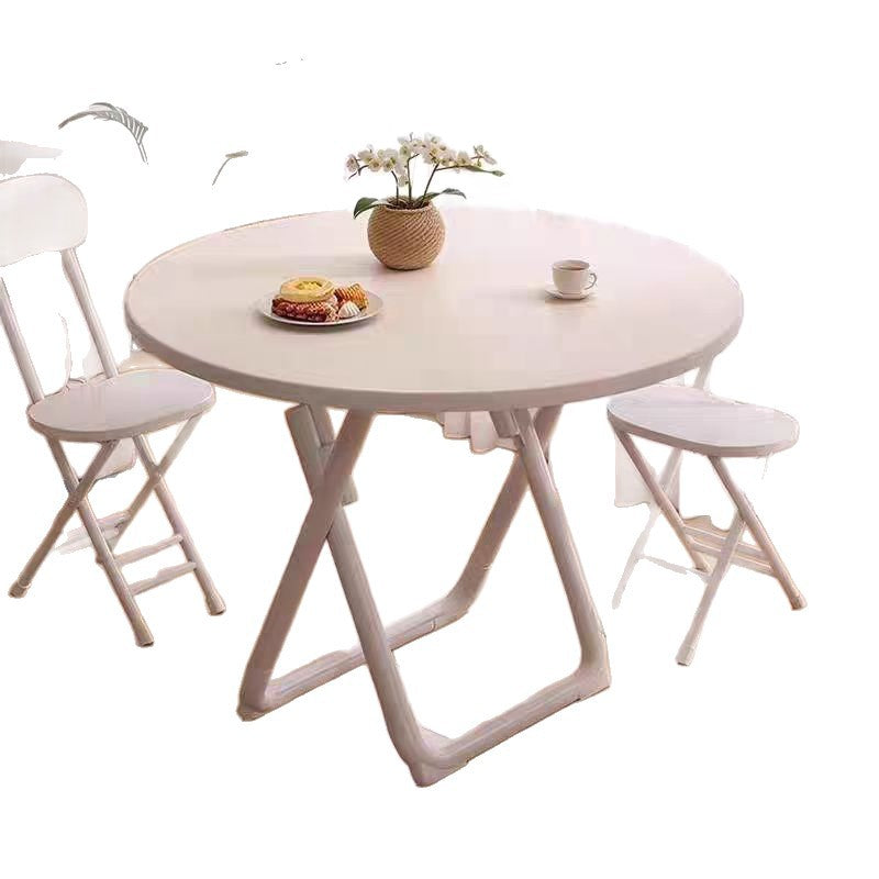 For homefoldable table small apartment table and chair combination simple dining table balcony dining table portable small round table stall square table