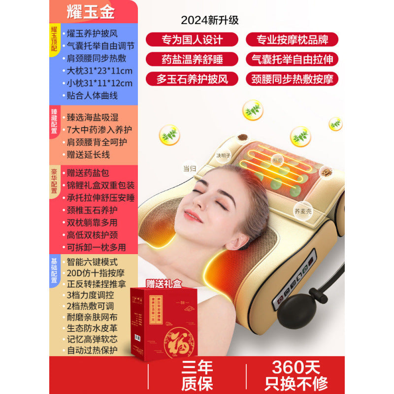 Wholesale massage pillow - electric multifunctional massager for neck, lumbar, back, and shoulder relief