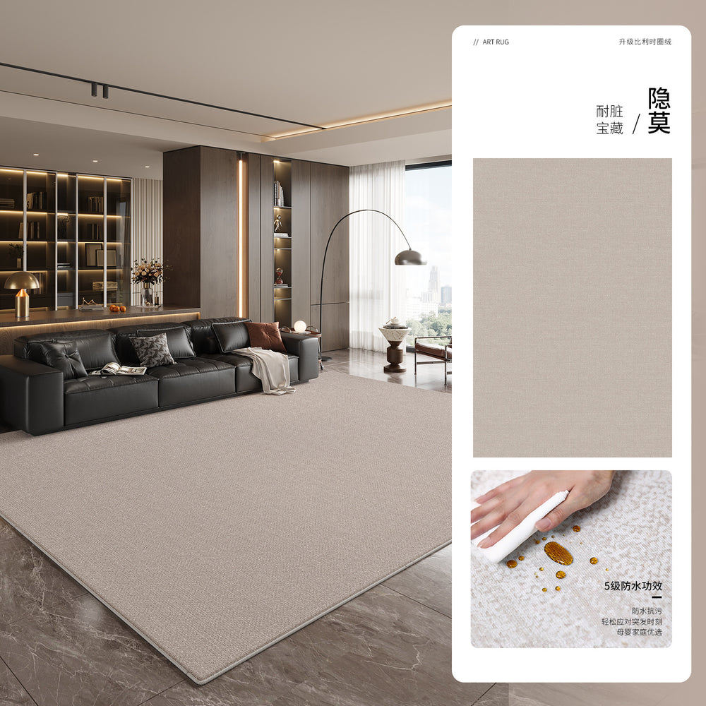 Carpet living room italian accessible luxury washable and wipeable stain-resistant bedroom bedside blanket for homewaterproof anti-fouling classy sofa cushion
