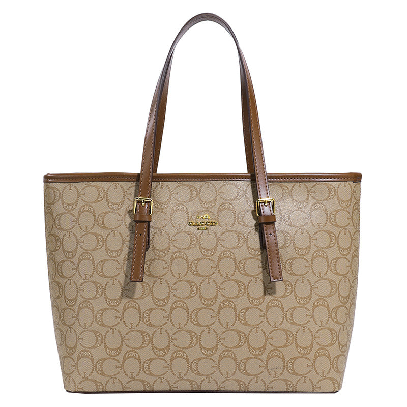 High-end, large capacity women's bag - 2025 new fashionable, versatile, commuter-ready handbag, tote bag, and shoulder bag