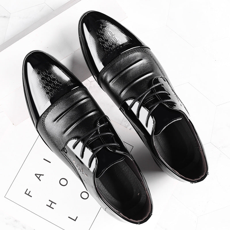 2024 new men's leather shoes, plus size casual shoes, business formal shoes, men's versatile wedding shoes, dropshipping available