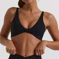 【clearance - no returns or exchanges】criss-cross back tank top sports bra for running, fitness, yoga - women's activewear