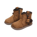 Retro pendant mongolian velvet short boots autumnew arrivalgirlfashion boots kidsboots baby boots