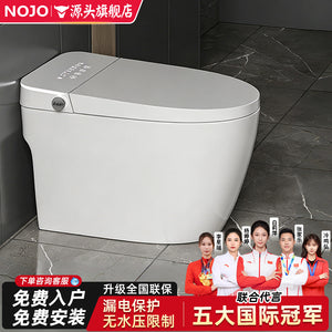 Source manufacturer fully automatic smart toilet light smart instant heating double water circuit constant temperature enlarged toilet household floor drain