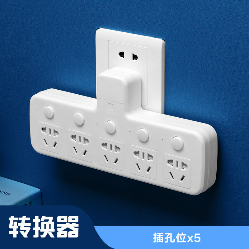 Multi-function usb converter socket panel multi-outlet power strip extension cord dormitory student power strip home use