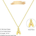 European and american cross-border fashion versatile bubble 26-letter necklace set - new exquisite women's jewelry gift set