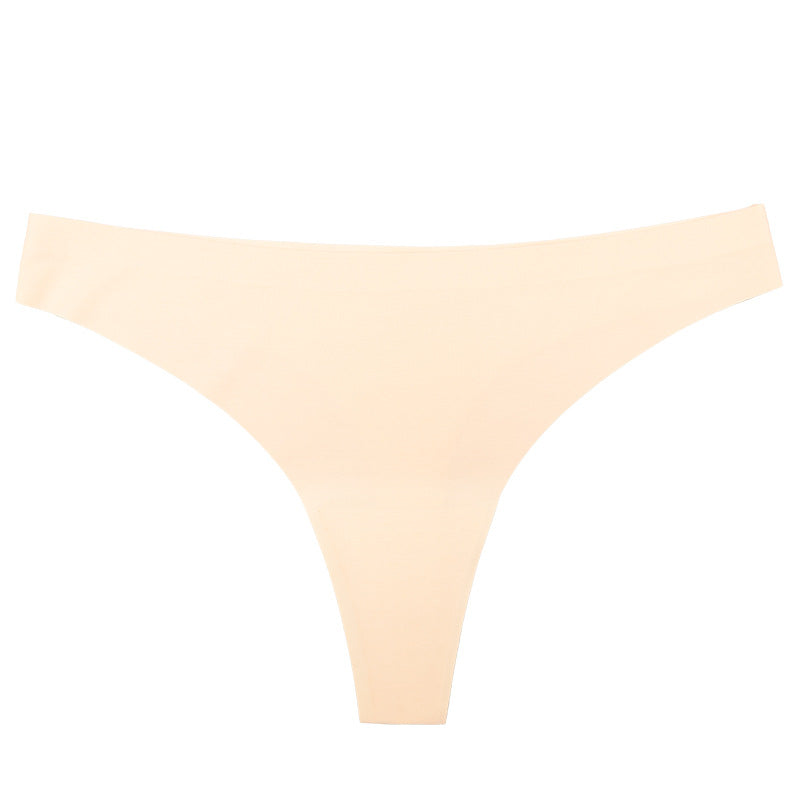 Fashionsexy thin low-waist underwear women's pure cotton crotch antibacterial seamless ice silk sports waist yoga briefs women