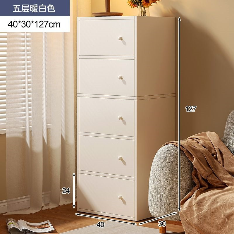 Chest of drawers storage cabinet bedroom storage cabinet narrow vertical cabinet plant drawer cabinet living room wall floor-standing bed end cabinet