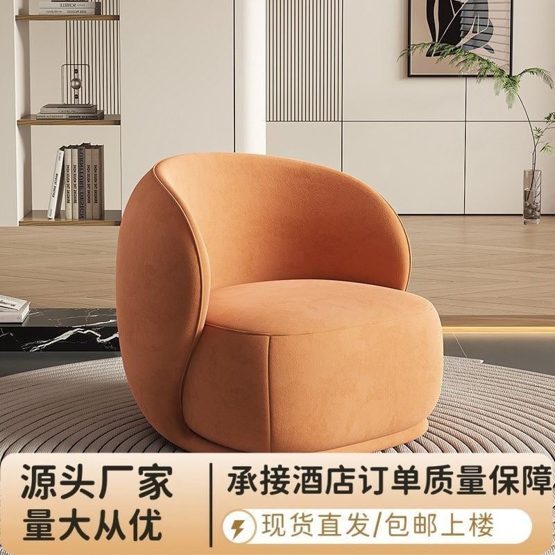 Balcony casual table and chair single sofa modern casual lazy casual chair creative designer reception negotiation combination
