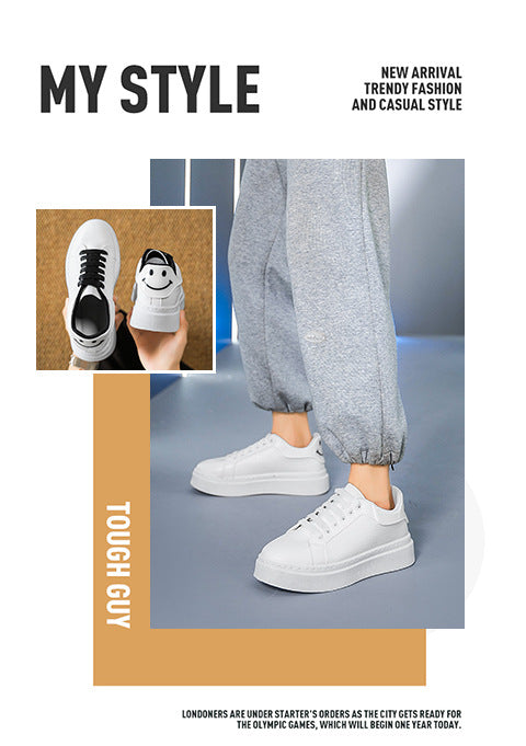 2025 new autumn/spring mcqueen low-top white sneakers - men's trendy casual skate shoes - high-end streetwear inspired by european style