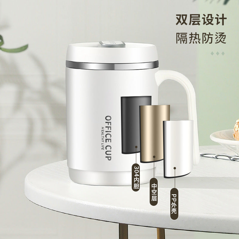 304 stainless steel mug - universal fit, perfect for home, tea, office use. includes lid and straw. also available in 316 stainless steel
