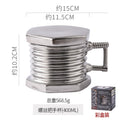 creative ceramic electroplated mug screw cup office coffee cup hand gift niche ceramic gift cup
