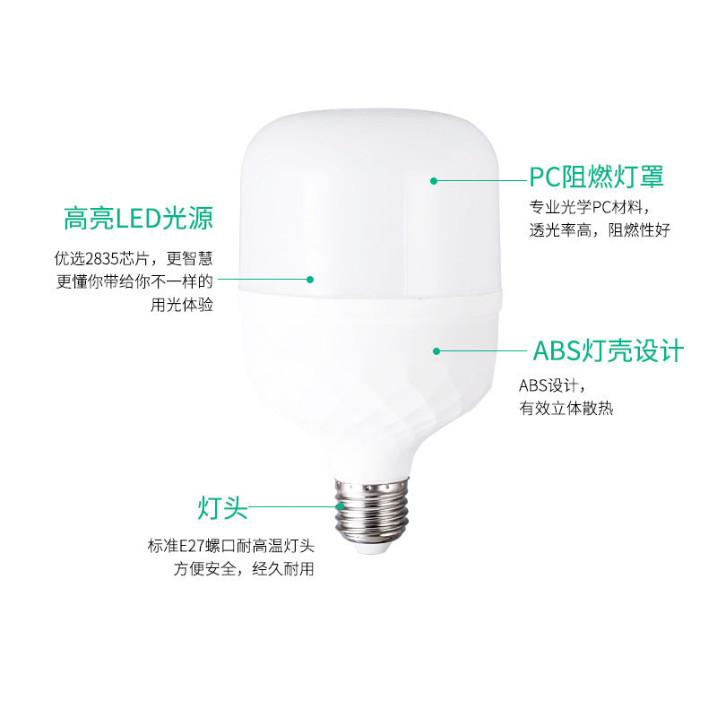 LED bulb E27 screw household super bright energy saving eye protection no strobe light bulb low voltage 12-36V bulb lighting