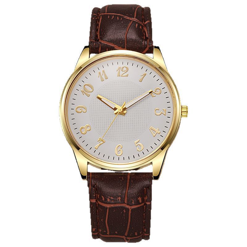 Quartz men's business leather belt alloy luminous swiss light luxury watch - direct from the source, wholesale prices