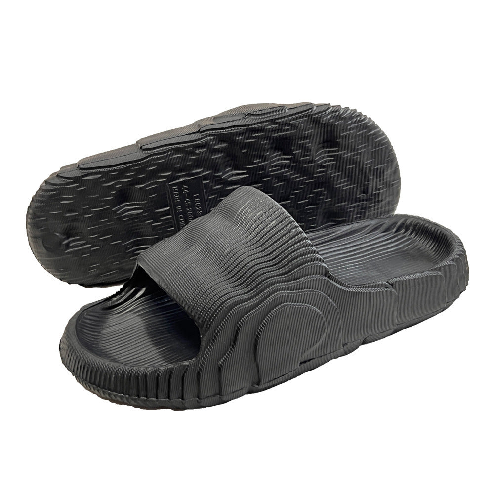 New arrival coconut slippers for women, kanye's same style sandals for men, trendyoutwear flip-flops, color logo, thick sole men's slippers