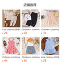 Kids clothing cross-border exclusive for european and american girls new arrival children's yellow dress baby children's clothing