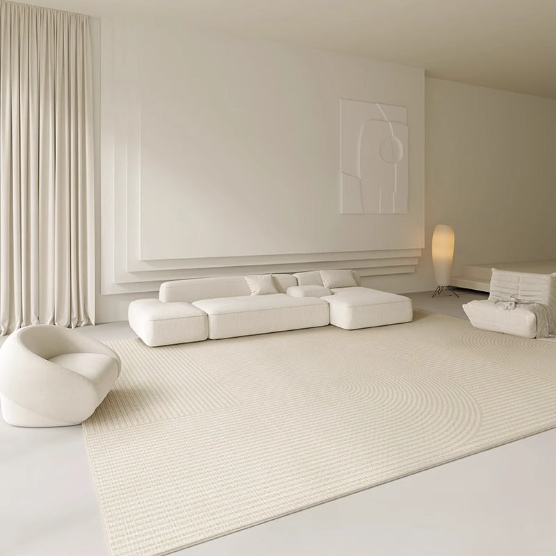 Carpet living room  new style accessible luxuryclassy wipeable and no-wash cream style thickenedfall and winter maintenance-free sofa floor mat