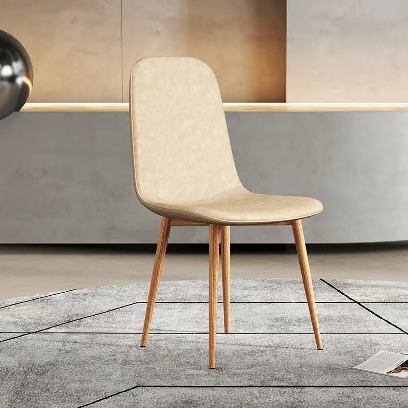 Factory direct normcore dining chair for home italian accessible luxury office chair high density sponge creative negotiation back chair