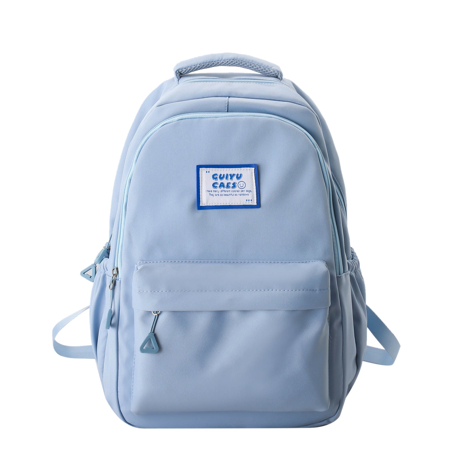 Student schoolbag female junior high school student 2025 new nylon material female college student adolescent male backpack