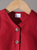 Kids clothing cross-border exclusive i  fashion children's clothing new arrival children's red vest + skirt