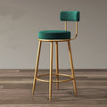 Accessible luxury bar chair for home back chair iron stool high stool bar chair scandinavian sedentary bar chair none