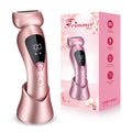 Electric shaver for women - personal care, full body washable, removes underarm, sweat, and leg hair - portable gadget