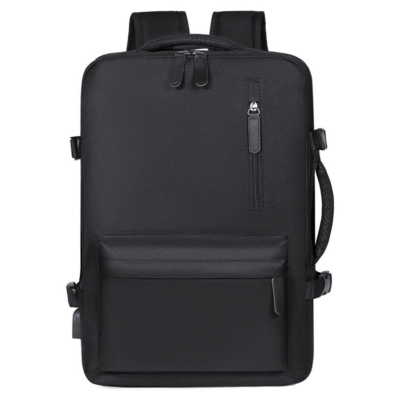 New Simple Business Backpack Large Capacity Lightweight Leisure Student School Bag Short Trip Travel Laptop Backpack