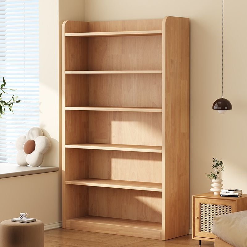 Solid wood bookshelf living room simple floor bookcase student storage rack children's home multi-layer bedroom storage cabinet