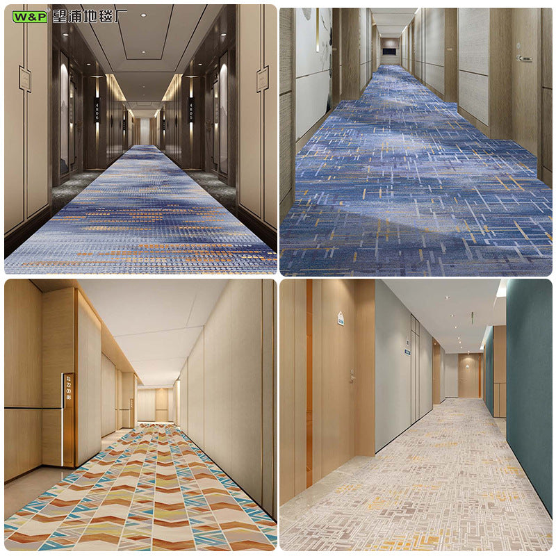 Haima 800g nylon carpet b1 hotel corridor banquet hall box club whole patchwork carpet carpet