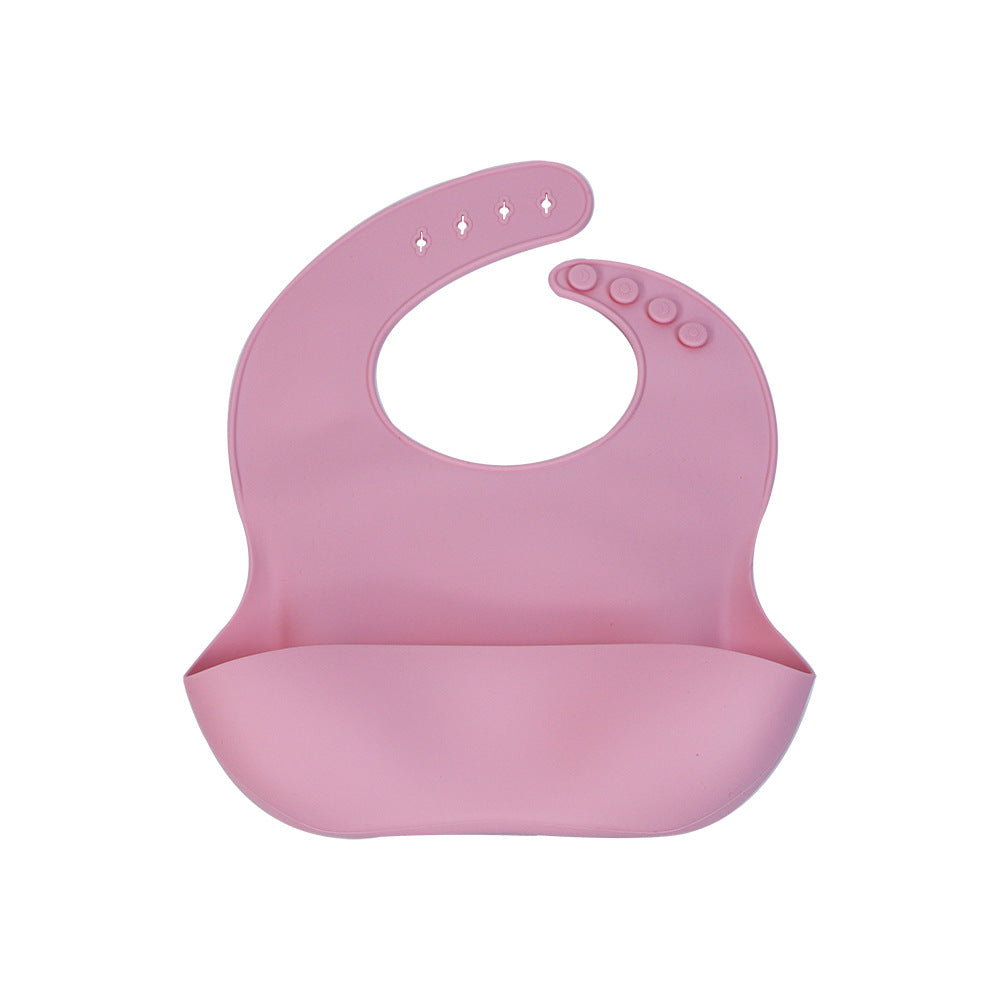 Kids eating food supplement silicone dinner plate bowl cup rice pocket fork spoon anti-fall suit food grade baby tableware gift box