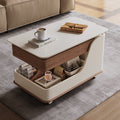 Movable coffee table small apartment modern accessible luxury sofa living room adjustablefor home trolley side table tea table adjustable table