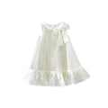 Girls' summer dress  new style - stylish sleeveless princess dress for baby girls