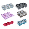 Ice cube mold ice making mold 6 round ice grids silicone 4 hole ice ball mold ice making box silicone ice grids