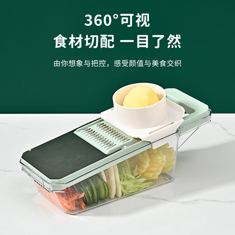 Vegetable slicer stainless steel panel kitchen for home thick shredded radish shredded shredder multifunctional potato shredded handy gadget
