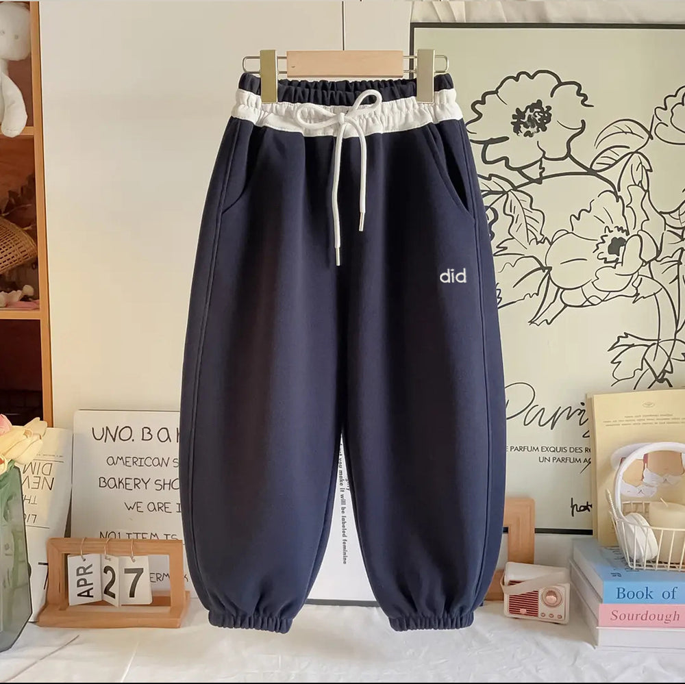 Customization link supports oem and odm. trendy drawstring sweatpants for kids and teens, perfect for autumn