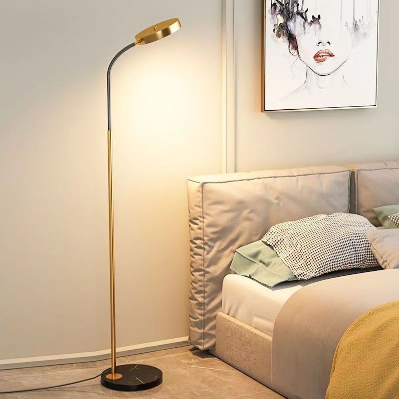 Nordic led floor lamp - modern minimalist, light luxury, eye protection, piano style - perfect for living room, sofa, bedroom, study, and reading