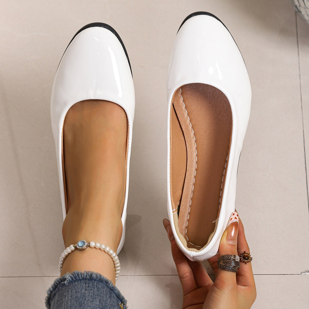 Exportplus sizeflats bean flatsspringnew arrivalwork shoes slip-on all year roundplaidexport women's shoes