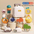 Newborn rattle 0-6 months, teether & soother, early education toy for baby boys & girls - safe for chewing & boiling