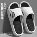 New men's slippers - summer outdoor wear, korean style, trendy & fashionable, indoor home use, soft sole, one-strap sandals