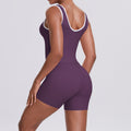 new arrival: double-sided brushed fleece color block compression yoga set - breathable, cross-back design, perfect for running and fitness (two-piece set)