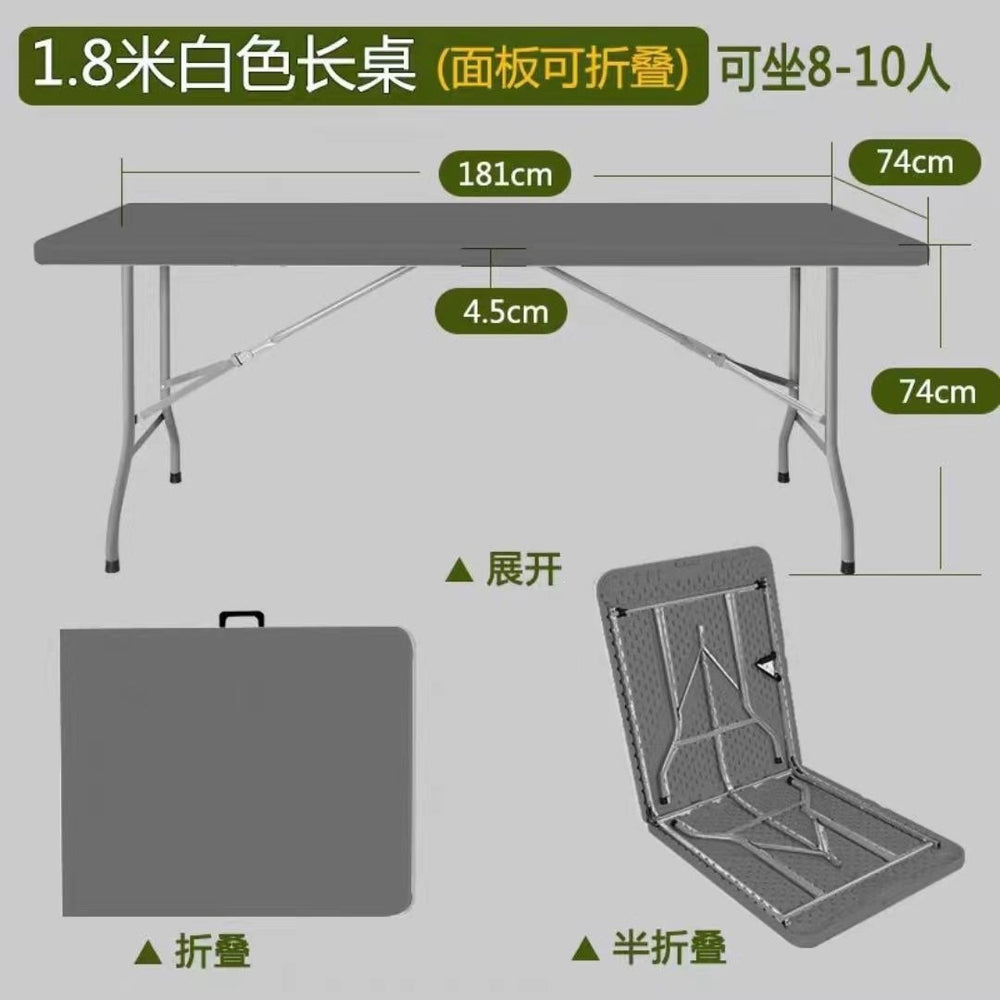Folding desk portable training table home table outdoor night market stall small apartment dining table