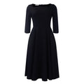 D456  cross-border women's autumn/winter new fashion elegant pocket large skirt evening dress african dress